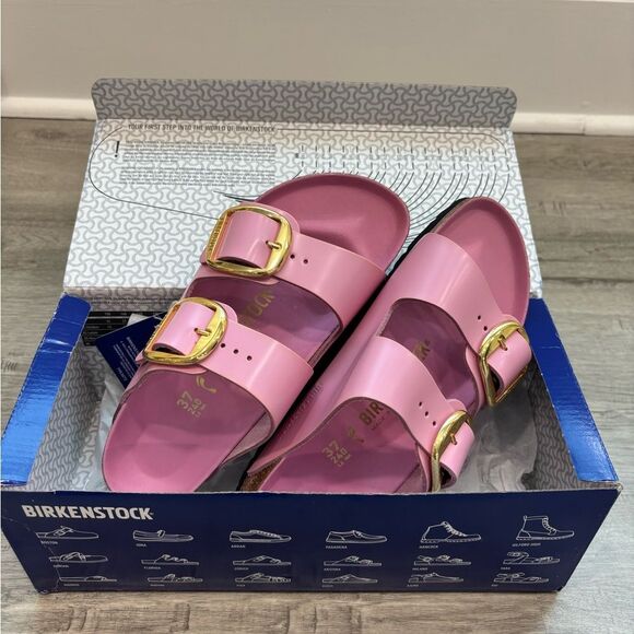 Birkenstock Arizona Big Buckle High Shine Sandals - Picture 4 of 15